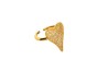 ANILLO CHAPA DE ORO CRZN C/P AJUST MEX.