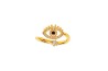 ANILLO CHAPA DE ORO OJO C/P AJUST MEX.