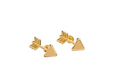 BROQUEL ORO 10K FLECHA MEX.