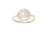 ANILLO ORO 10K ARBOL DE LA VIDA CIRC FLZ COMB MEX.