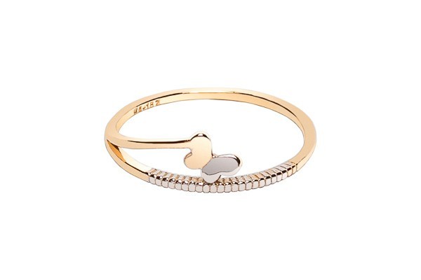 ANILLO ORO 10K MARIPOSA FLZ COMB MEX.