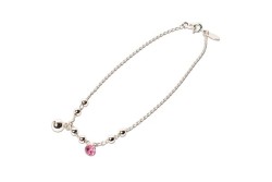 TOBILLERA PLATA .925 BOLAS C/P CANDY MEX.