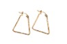 ARRACADAS ORO 10K TRAPECIO OAL AMA MEX.