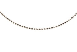 CADENA PLATA .925 BOLITAS M.55 GP01 MEX. BL120