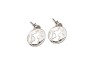 ARETES PLATA .925 MAPA MUNDI VAC MEX.