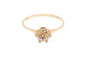 ANILLO ORO 10K ROSETA MOD. AD526 AMA MEX.