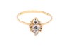 ANILLO ORO 10K ROSETA MOD. AD594 AMA MEX.