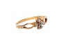 ANILLO ORO 10K ROSETA MOD. AD600 AMA MEX.