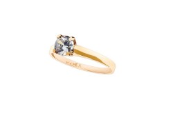 ANILLO ORO 10K SOLITARIO MOD. AD52 AMA MEX.