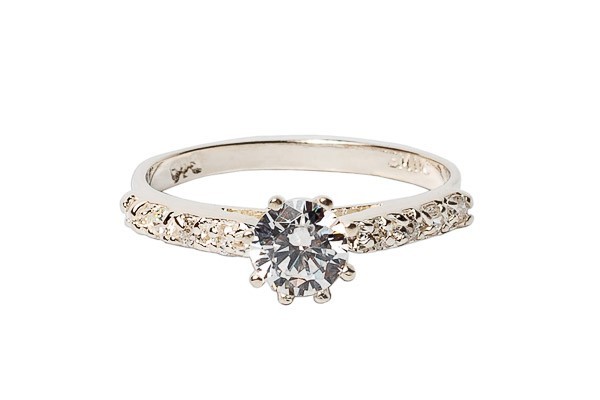 ANILLO PLATA .925 SOLITARIO PL MOD. AD31 MEX.