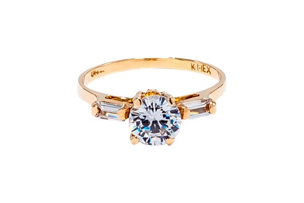 ANILLO ORO 10K SOL/PL MOD. AD209 AMA MEX.
