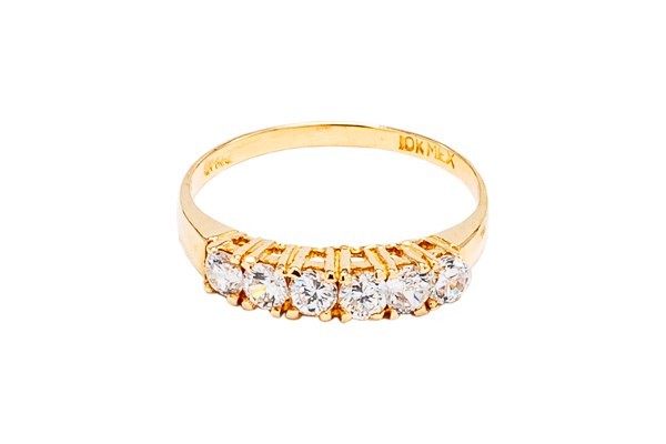 ANILLO ORO 10K CHURUMBELA MOD. AD274 AMA MEX.