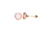 BROQUEL ORO 10K BISEL #6 ROSA MEX.