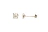 BROQUEL ORO 10K BISEL CUADRO 3X3 BCO MEX.