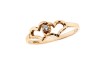 ANILLO ORO 10K CORAZON MOD. AD132 AMA MEX.