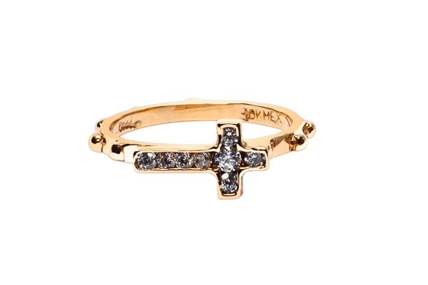 ANILLO ORO 10K DECENARIO MOD. AD844 AMA MEX.