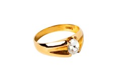 ANILLO ORO 10K CAB. MOD. AC18 AMA MEX.
