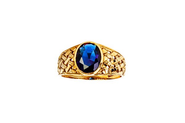 ANILLO ORO 10K CAB. MOD. AC32 AMA MEX.