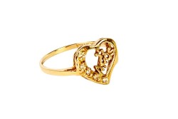 ANILLO ORO 10K 15 AÑOS MOD. AD1009 AMA MEX.