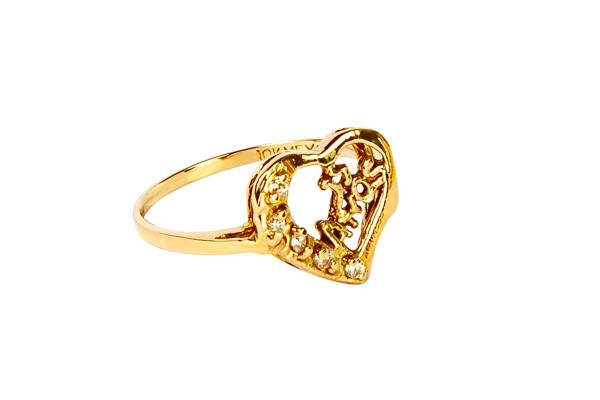ANILLO ORO 10K 15 AÑOS MOD. AD1009 AMA MEX.