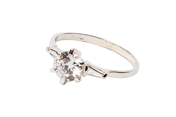 ANILLO PLATA .925 SOLITARIO PL MOD. AD202 MEX.