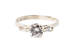 ANILLO PLATA .925 SOLITARIO PL MOD. AD209 MEX.