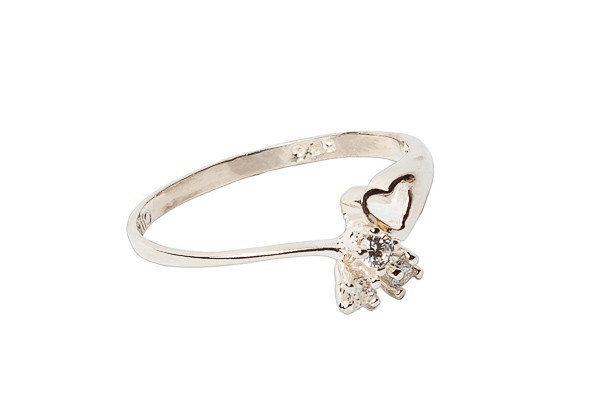 ANILLO PLATA .925 CORAZON MOD. AD805 MEX.
