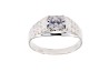 ANILLO PLATA .925 CABALLERO MOD. AC38 MEX.