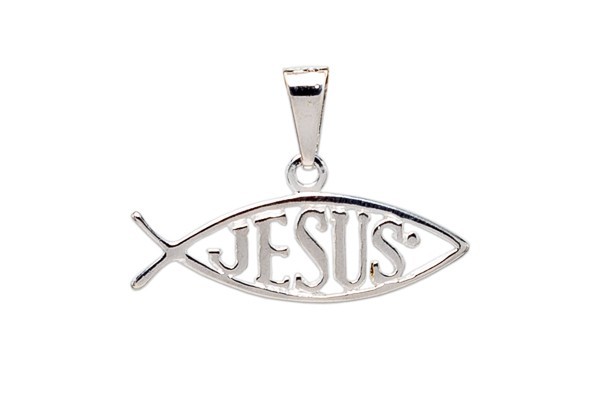 DIJE PLATA .925 PEZ JESUS VA MEX.