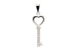 DIJE PLATA .925 LLAVE CRZN VAC MEX.