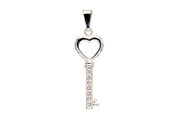 DIJE PLATA .925 LLAVE CRZN VAC MEX.