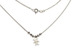 GARGANTILLA PLATA .925 IT S A GIRL SD MEX.