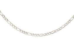 CADENA PLATA .925 CARTIER 3X1 M.45 BAS MEX. FG0703X12