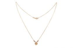 GARGANTILLA ORO 10K SD CRZN GLOBO FLZ FLOR MEX.
