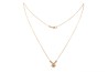 GARGANTILLA ORO 10K SD CRZN GLOBO FLZ FLOR MEX.