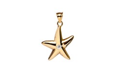 DIJE ORO 10K ESTRELLA DE MAR FLZ AMA MEX.
