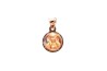 MEDALLA ORO 10K V. GPE BUSTO RED 07-10 FLOR MEX.