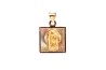 MEDALLA ORO 10K V.GPE CUADRO 03-10 FLOR MEX.