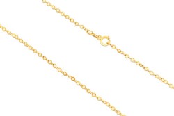 CADENA ORO 10K ANCLA BRILL M.40 UL MEX.
