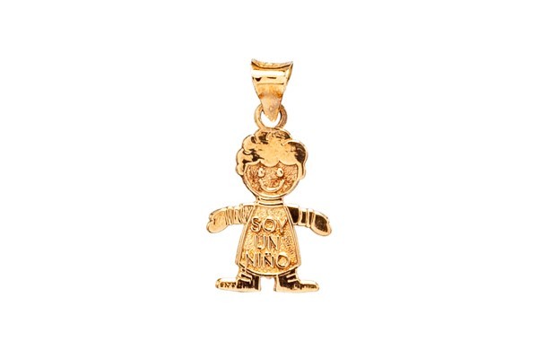 DIJE ORO 10K 1 NIÑO (SOY UN NIÑO) 08-10 AMA MEX.