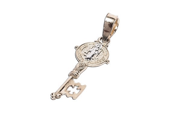 DIJE ORO 10K LLAVE S.BENITO 06-10 COMB MEX.