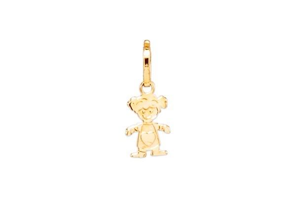 DIJE ORO 10K 1 NIÑA MINI 11-10 AMA MEX.