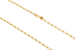 CADENA ORO 10K CARTIER 1X1 50 BAS M.55 MEX.