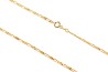 CADENA ORO 10K CARTIER 3X1 BAS M.40 MEX.