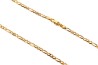 CADENA ORO 10K CARTIER 3X1 BAS M.45 MEX.
