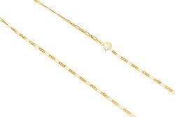 CADENA ORO 10K CARTIER 3X1 BAS M.55 MEX.
