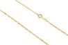 CADENA ORO 10K CARTIER 3X1 BAS M.55 MEX.