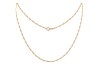CADENA ORO 10K CARTIER 3X1 M.45 PAVE BAS MEX.