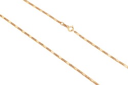 CADENA ORO 10K CARTIER 3X1 BAS-PAVE M.50 MEX.