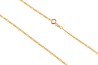 CADENA ORO 10K CARTIER 3X1 BAS-PAVE M.55 MEX.